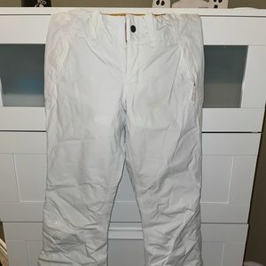White XS North Face Snow pants